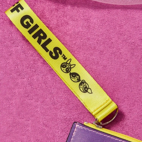 THE POWERPUFF GIRLS  Cartoon Graphic Card Holder With Zipper - Picture 5 of 6